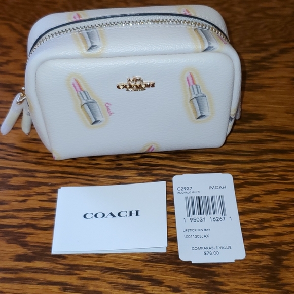Coach Handbags - Coach Mini Lipstick Print Boxy